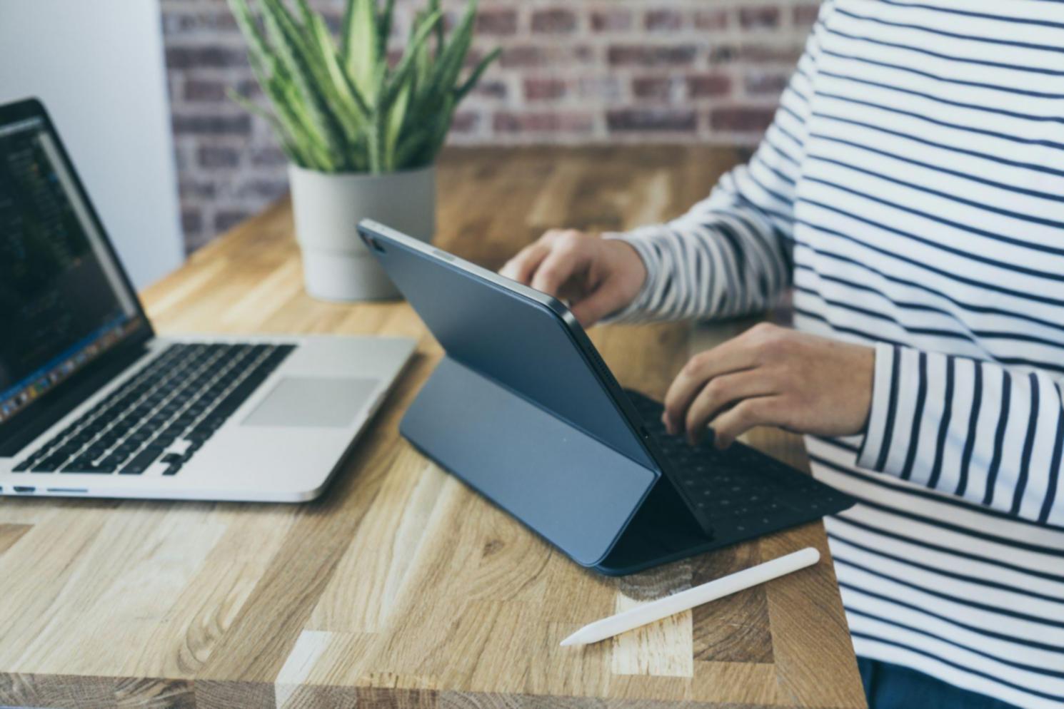 Professional financial planning workspace with documents and calculator